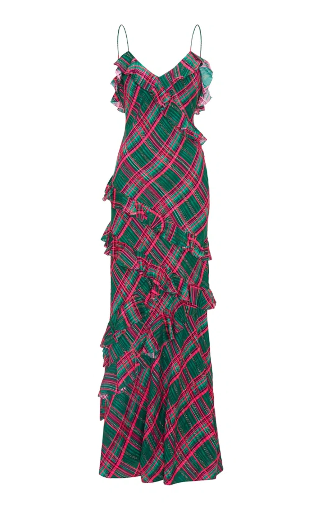 maxi ruffle dress with sleeves Zaina Modest Ruffle Maxi Dress