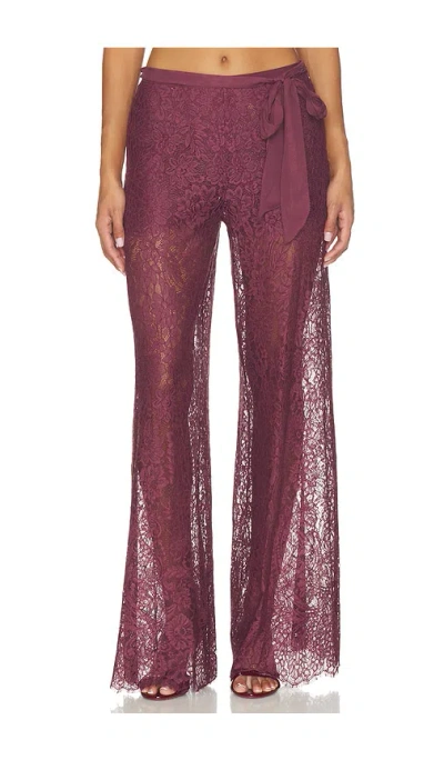 Loveshackfancy Riana  팬츠 In Purple