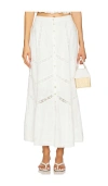 Loveshackfancy Ritson Skirt In White