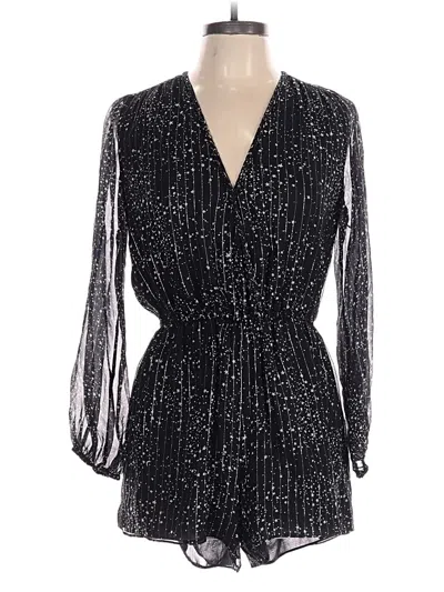 Pre-owned Loveshackfancy Romper In Black
