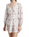 Loveshackfancy Rosamina Rose Picnic Mini Dress In Pink In Neutral