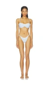Loveshackfancy Rosavie Bikini In Blue