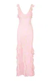 Loveshackfancy Roseline Printed Maxi Dress In Pink