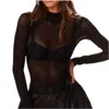 Loveshackfancy Rosiers Bodysuit In Black In Black