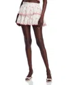 Loveshackfancy Ruffled Mini Skirt In White