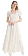 Loveshackfancy Scalloped Lace Ryan Dress In Ivory