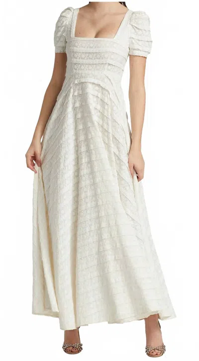 Loveshackfancy Ryan Lace Maxi Dress In Ivory In White