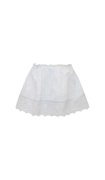 Loveshackfancy Sani 半身裙 In Blue Finch