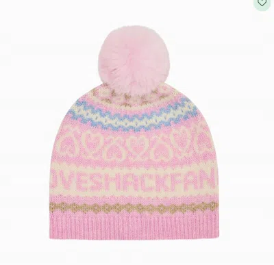 Loveshackfancy Sanibel Hat In Peach Dream In Pink