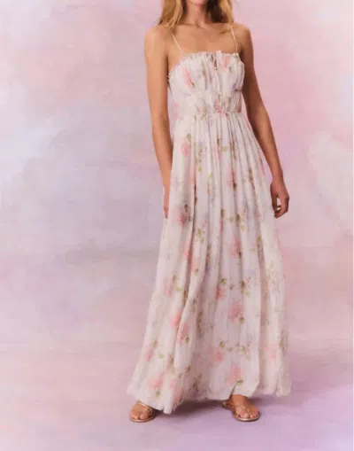 Loveshackfancy Santee Dress In Pearl In Multi