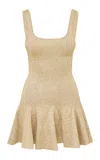 Loveshackfancy Sarajane Sequined Mini Dress