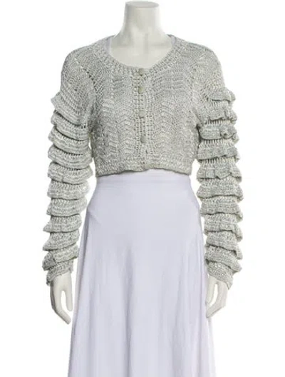 Pre-owned Loveshackfancy Scoop Neck Sweater In Multi