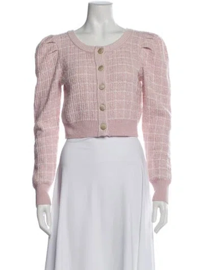 Pre-owned Loveshackfancy Scoop Neck Sweater W/ Tags In Pink