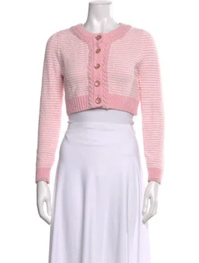 Pre-owned Loveshackfancy Scoop Neck Sweater W/ Tags In Pink