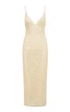 Loveshackfancy Selenya Beaded Maxi Dress