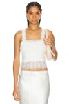 Loveshackfancy Septa Cami In White