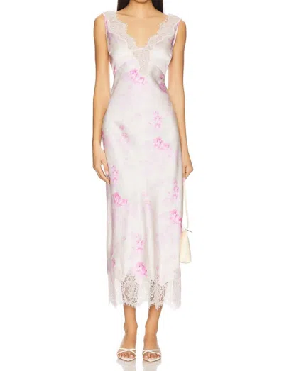 Loveshackfancy Serene Lace Dress In Vanilla Sorbet In Multi