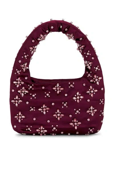 Loveshackfancy Serina Purse In Faded Merlot