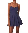 Loveshackfancy Shai Smocked Back Dress In Blue