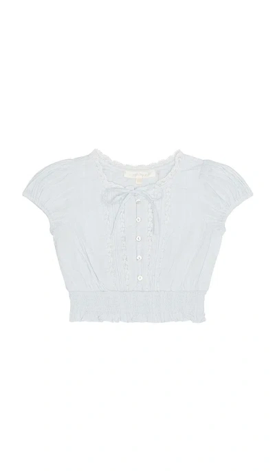 Loveshackfancy Shoreline  トップ In Blue