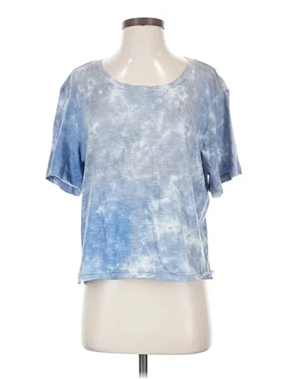 Pre-owned Loveshackfancy Short Sleeve T-shirt In Blue