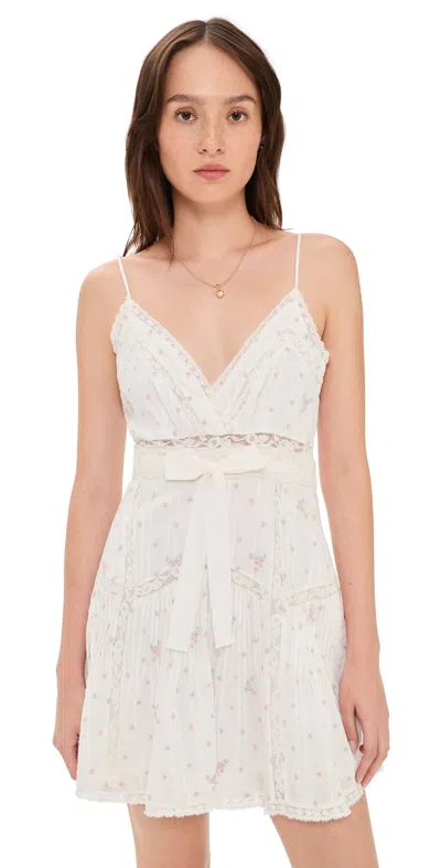 Loveshackfancy Sibelle Dress Sunbleached Meadow In White