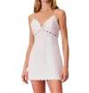 Loveshackfancy Sido Mini Dress In Antique White In White