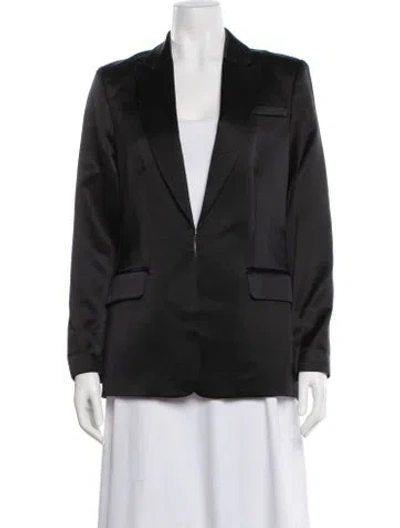 Pre-owned Loveshackfancy Silk Blazer W/ Tags In Gray