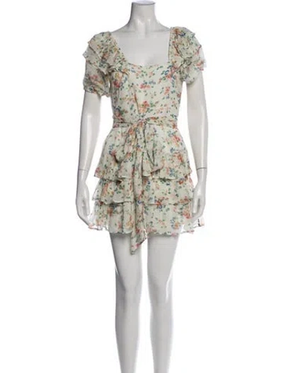 Pre-owned Loveshackfancy Silk Dress In Pink