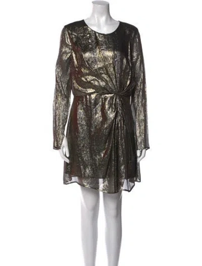 Pre-owned Loveshackfancy Silk Mini Dress