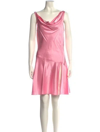 Pre-owned Loveshackfancy Silk Mini Dress