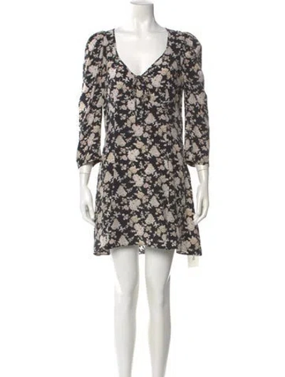 Pre-owned Loveshackfancy Silk Mini Dress