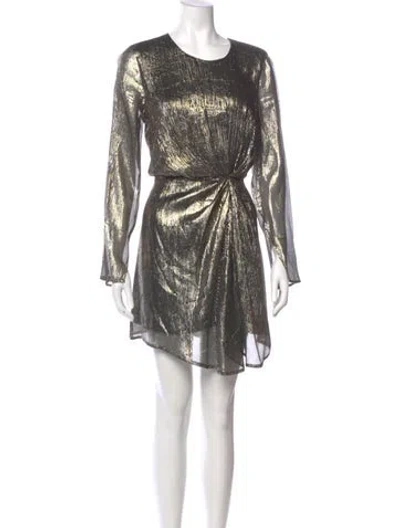 Pre-owned Loveshackfancy Silk Mini Dress