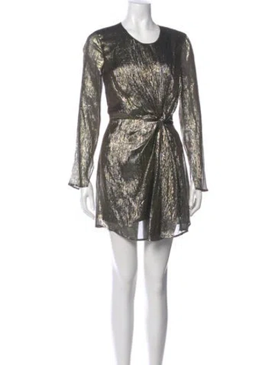 Pre-owned Loveshackfancy Silk Mini Dress
