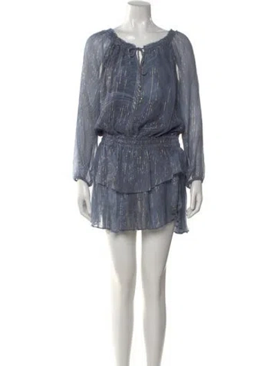 Pre-owned Loveshackfancy Silk Mini Dress