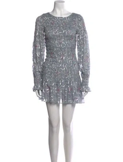 Pre-owned Loveshackfancy Silk Mini Dress