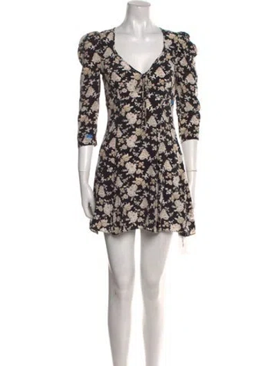 Pre-owned Loveshackfancy Silk Mini Dress W/ Tags