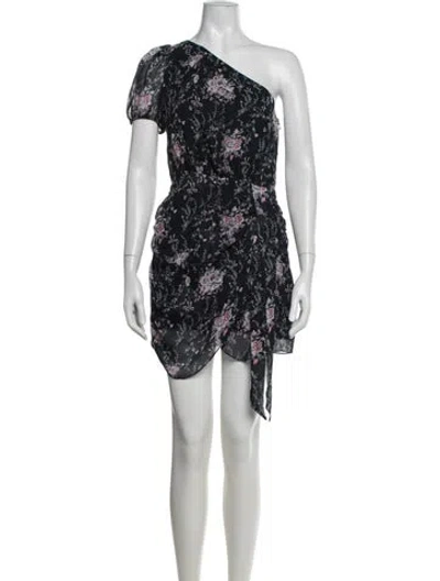 Pre-owned Loveshackfancy Silk Mini Dress W/ Tags In Blue