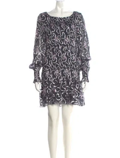 Pre-owned Loveshackfancy Silk Mini Dress W/ Tags In Multi