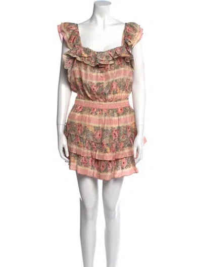 Pre-owned Loveshackfancy Silk Mini Dress W/ Tags In Pink