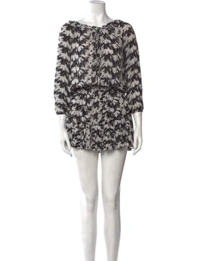 Pre-owned Loveshackfancy Silk Mini Dress In White
