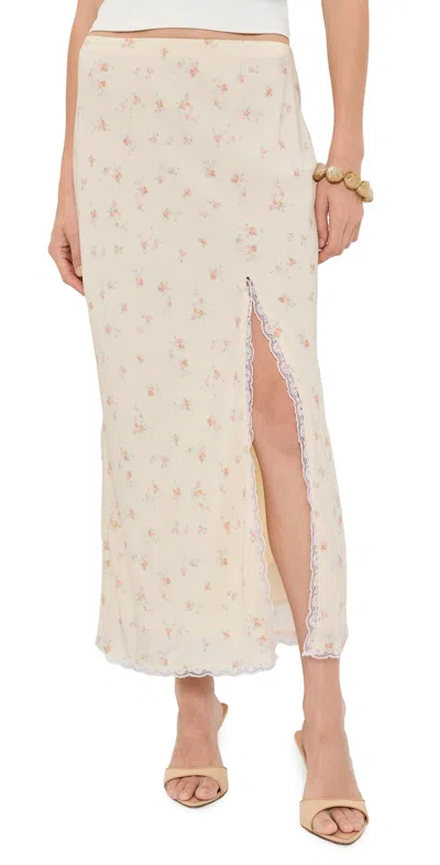 Loveshackfancy Silvia Skirt Lemon Haze