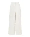 Loveshackfancy Simple Cargo Pants In Neutral