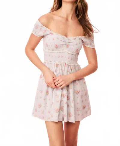 Loveshackfancy Siona Dress In Skylight Blue In Multi