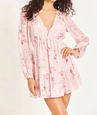 Loveshackfancy Siriana Dress In Bubbly Pink