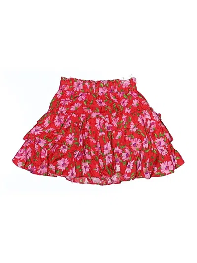 Pre-owned Loveshackfancy Kids' Skirt In Red