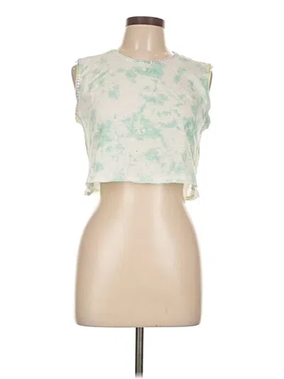 Pre-owned Loveshackfancy Sleeveless Blouse In Green