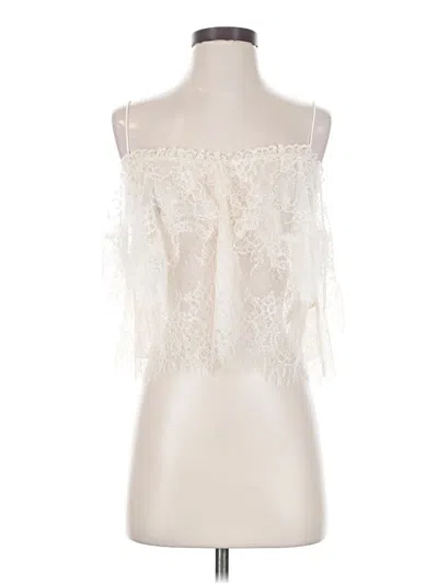 Pre-owned Loveshackfancy Sleeveless Blouse In Ivory