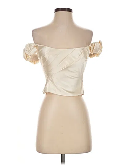 Pre-owned Loveshackfancy Sleeveless Blouse In Ivory