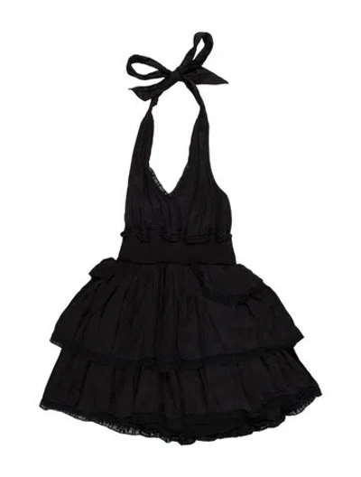 Pre-owned Loveshackfancy Babies' Sleeveless Dress In Black